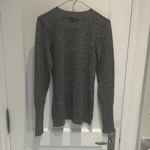 Aqua Cashmere Gray Knit Sweater 👵MT
